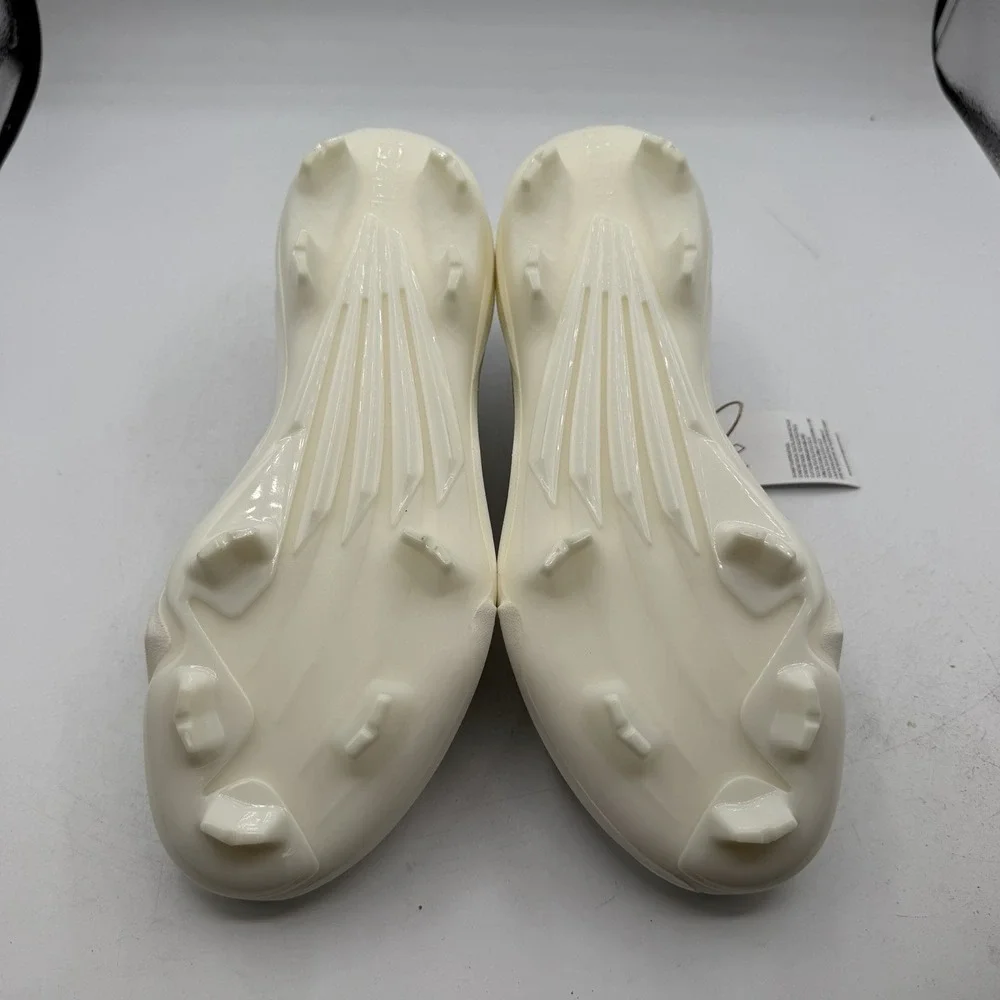 Adidas Electric+ 2 TPU Baseball Cleats Mens Sz 8.5 White/Gold Shoes JI1477 NWT